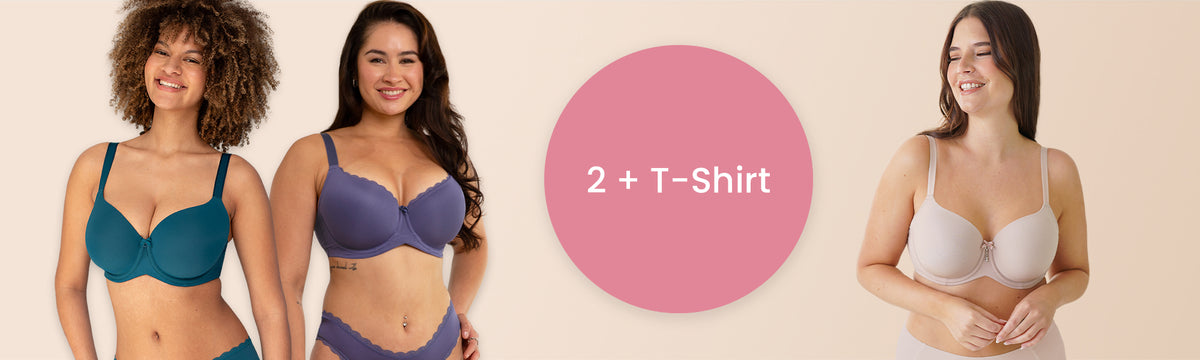 Bra Set 2+ T-Shirt
