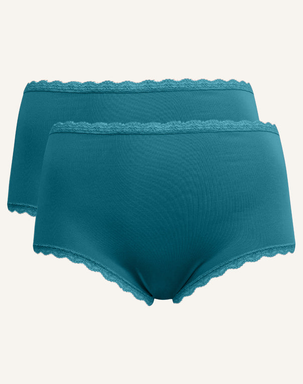 High-Panty-Set 2x "Basic" lake