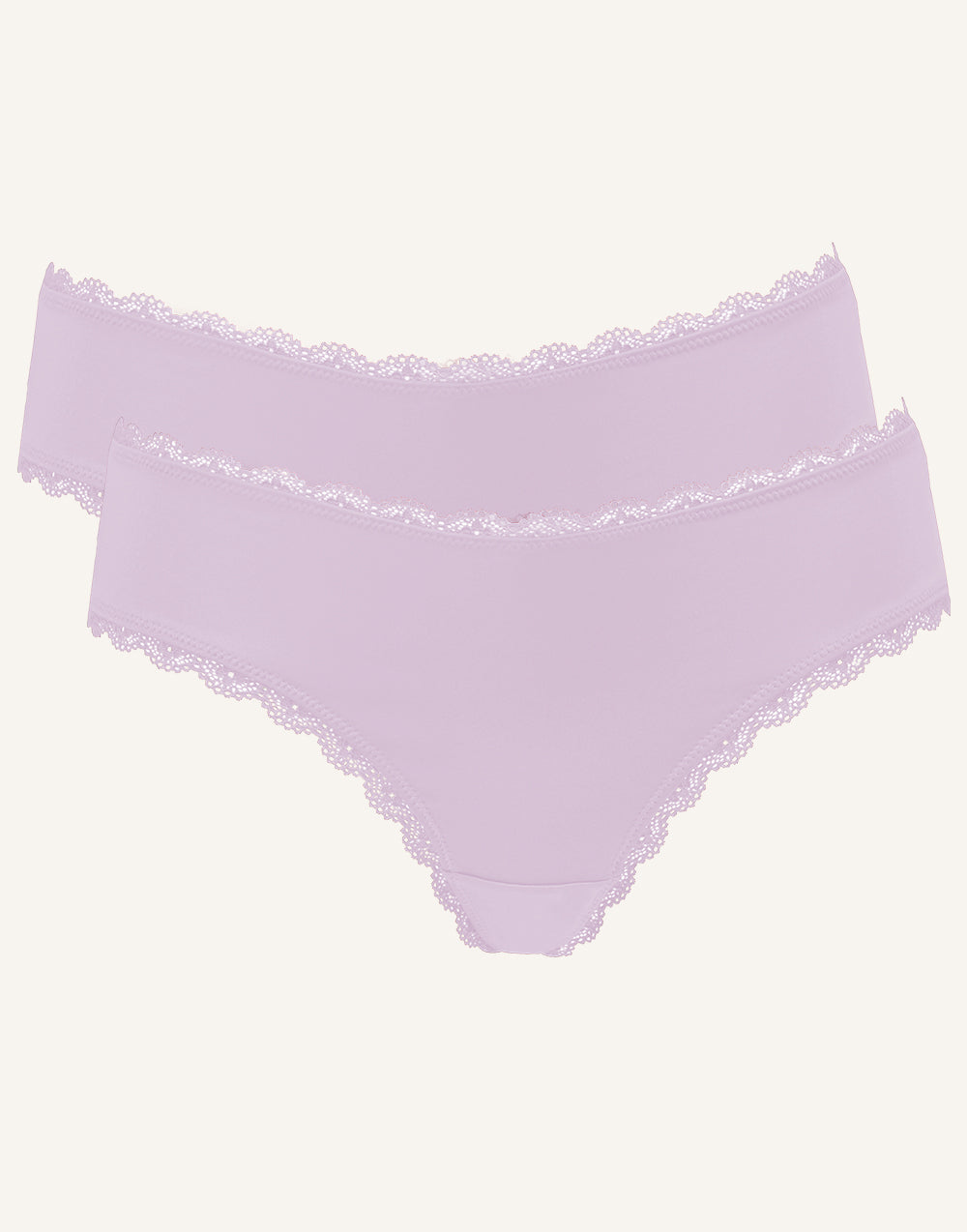Thong Set 2x Basic Violetgrey
