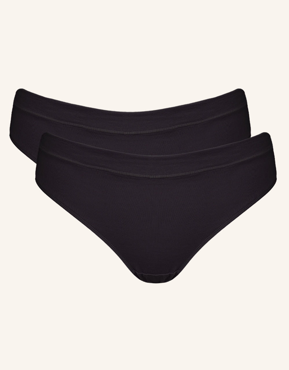 String-Set 2x "Cotton Basic" black