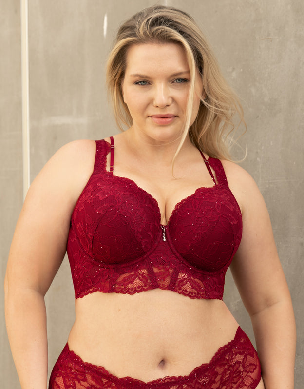 Bra True Glam Bordeaux