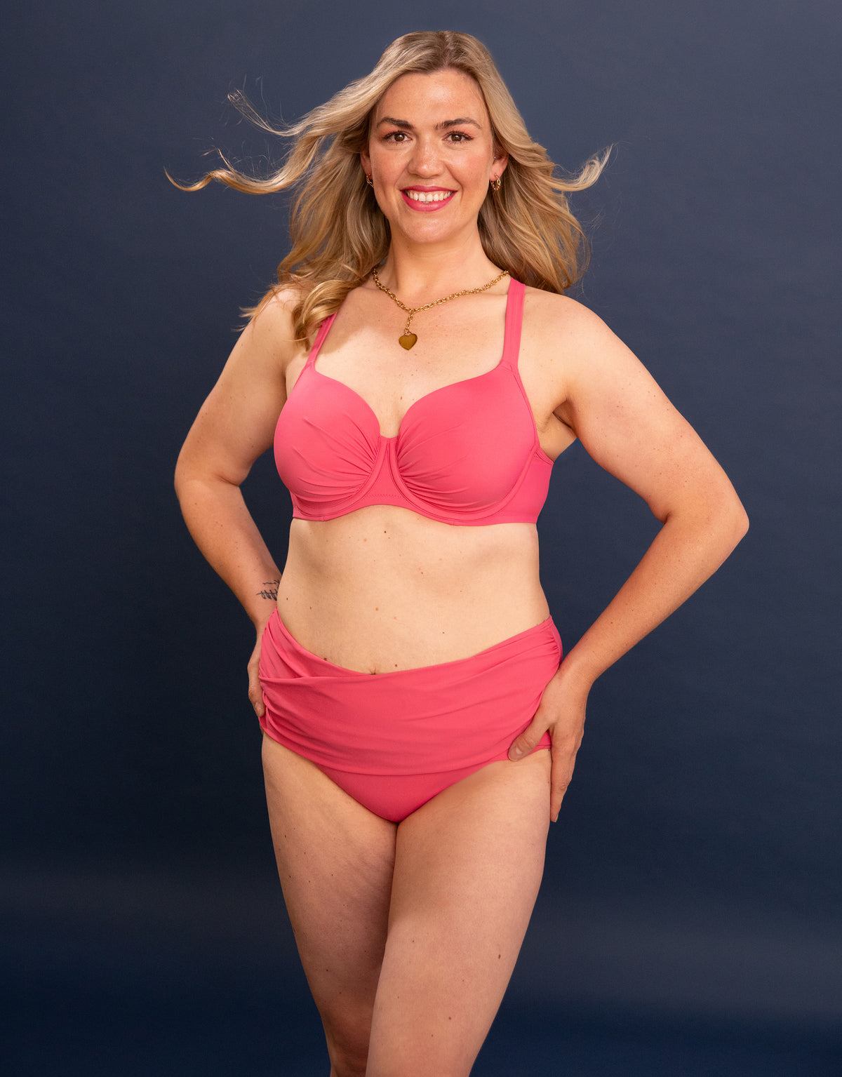 Bikini High Panty Valencia Flamingo