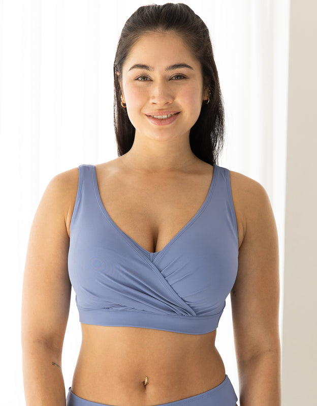 Bikini Top Without Clasp Valencia Bluegrey
