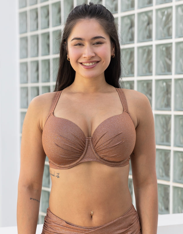 Bikini Top Valencia Glam Bronze
