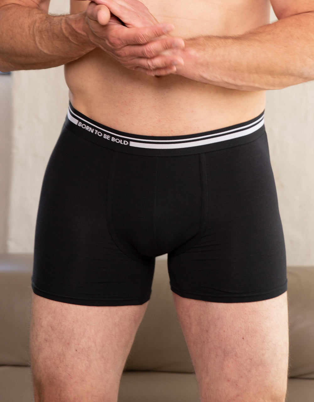 Boxershorts set black/white