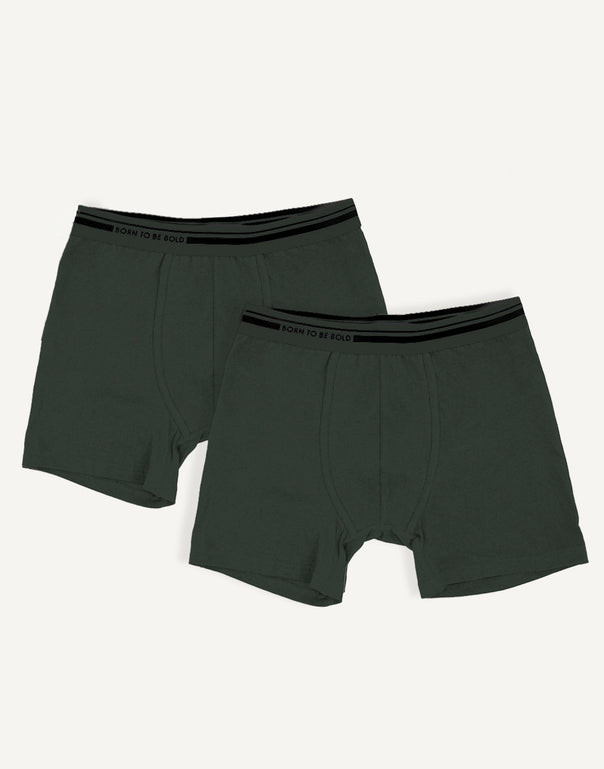 Boxershorts Set Black/Olive