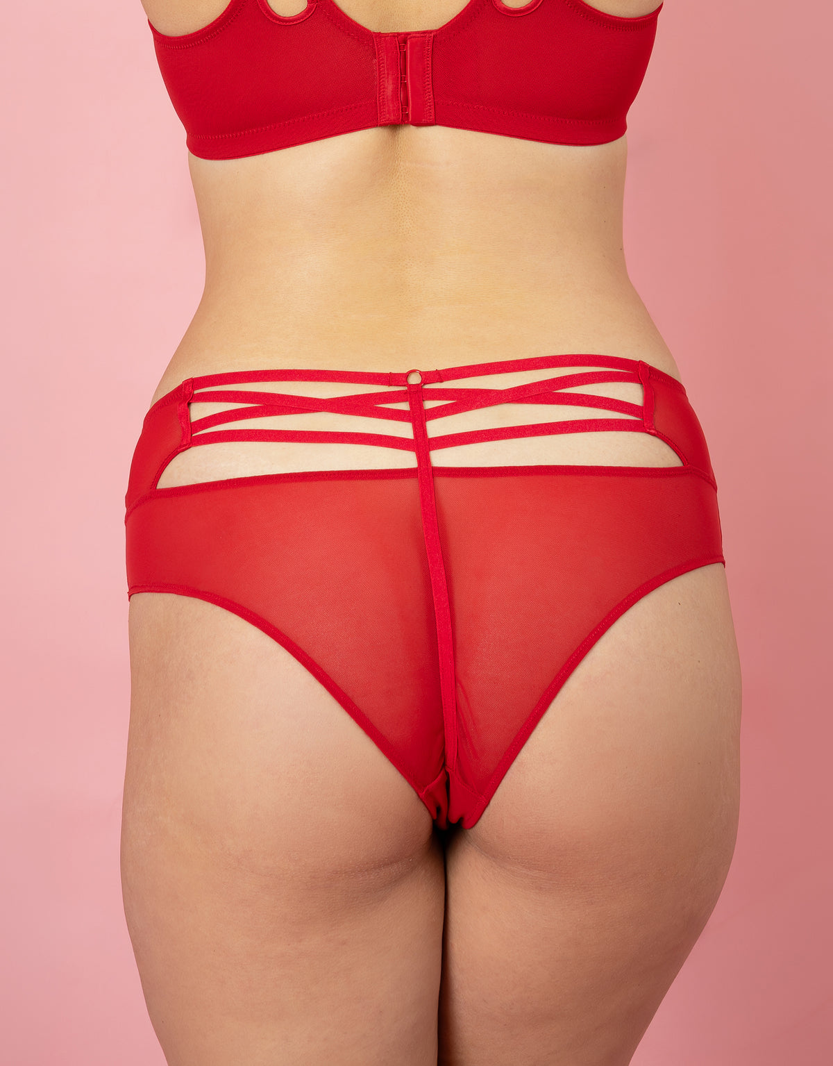 High Brazilian Chérie Red/Pink