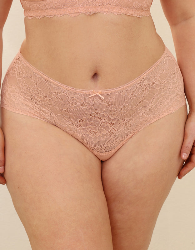 High Panty Set 2x Lace Basic bellini