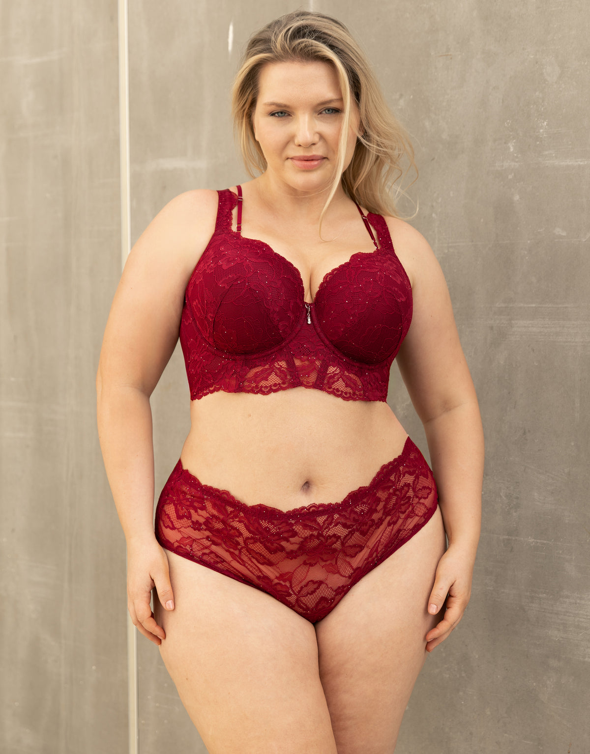 High Panty Glam Bordeaux