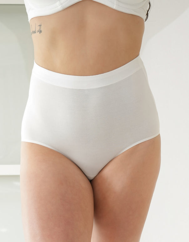 High-Waist Panty Cozy Basic Ivory 