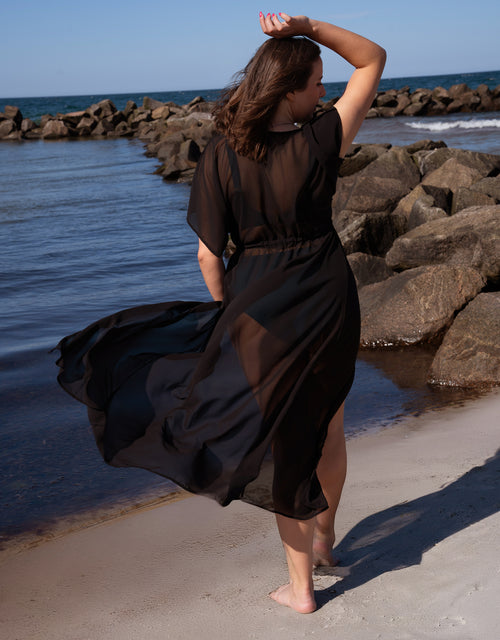 Dress Sheer Transparent black