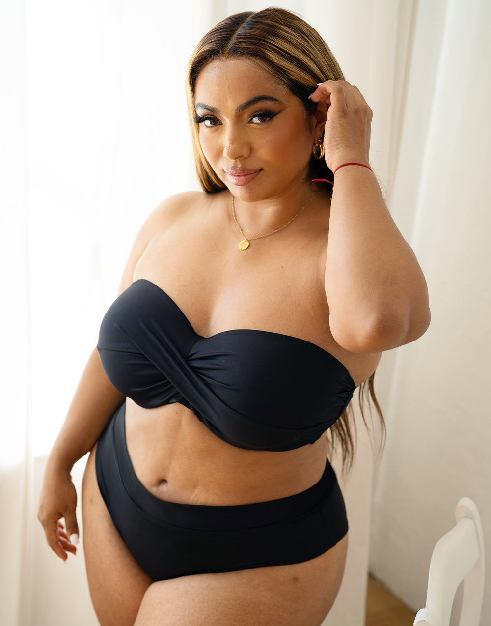 Bikini-High-Panty "Monaco" black