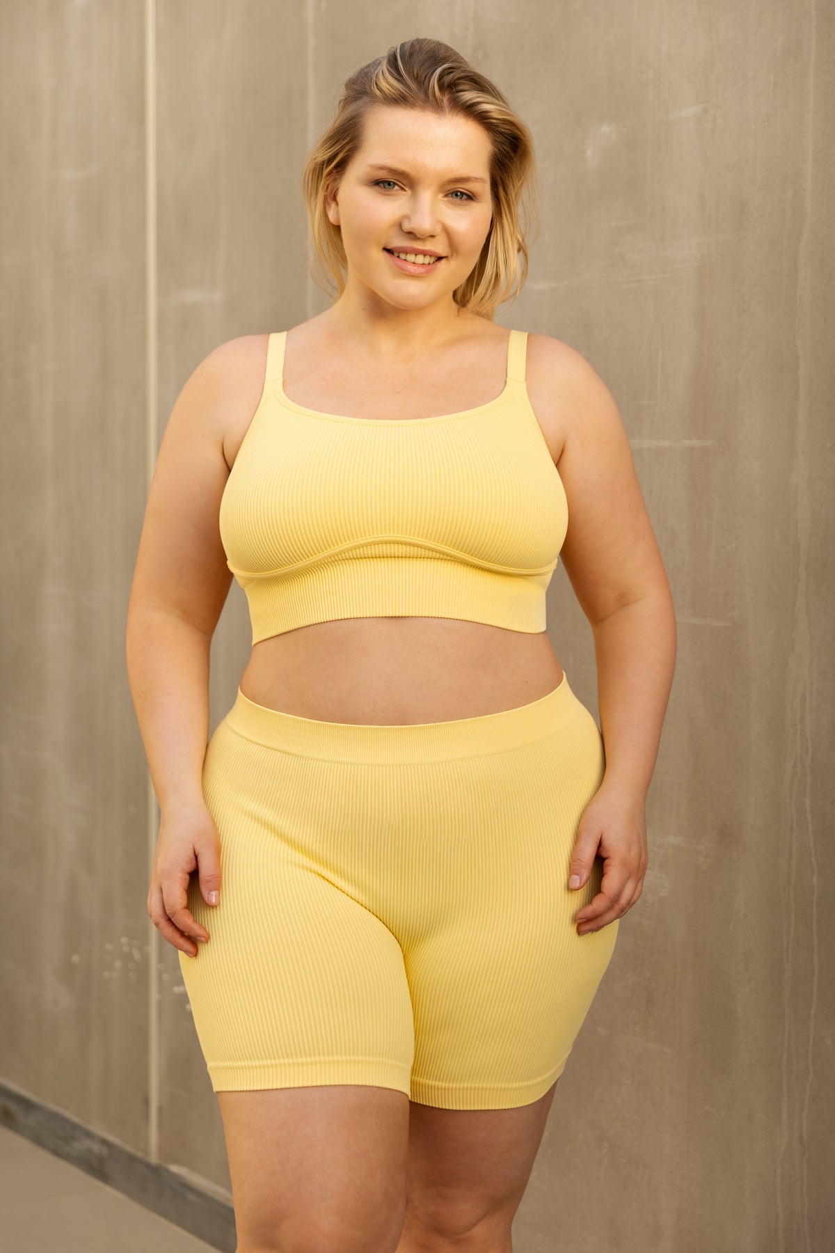 High-Waist Shorts Set 2x Freeda Butter