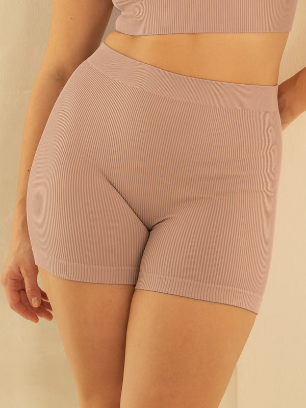 High-Waist Shorts Freeda Taupe