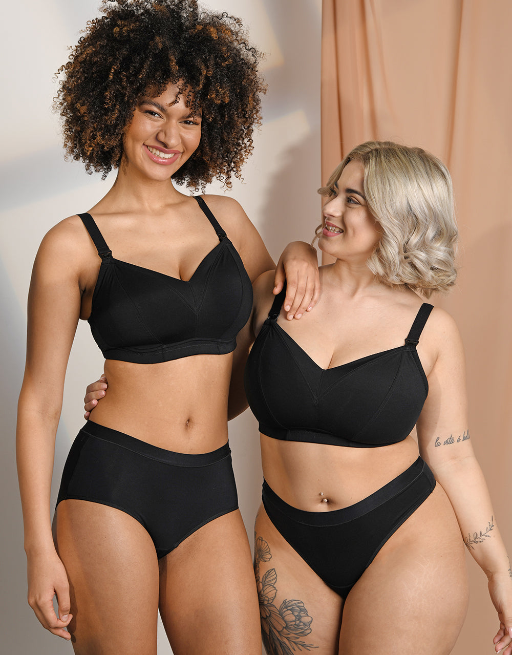 High-Panty "Cozy Basic" black