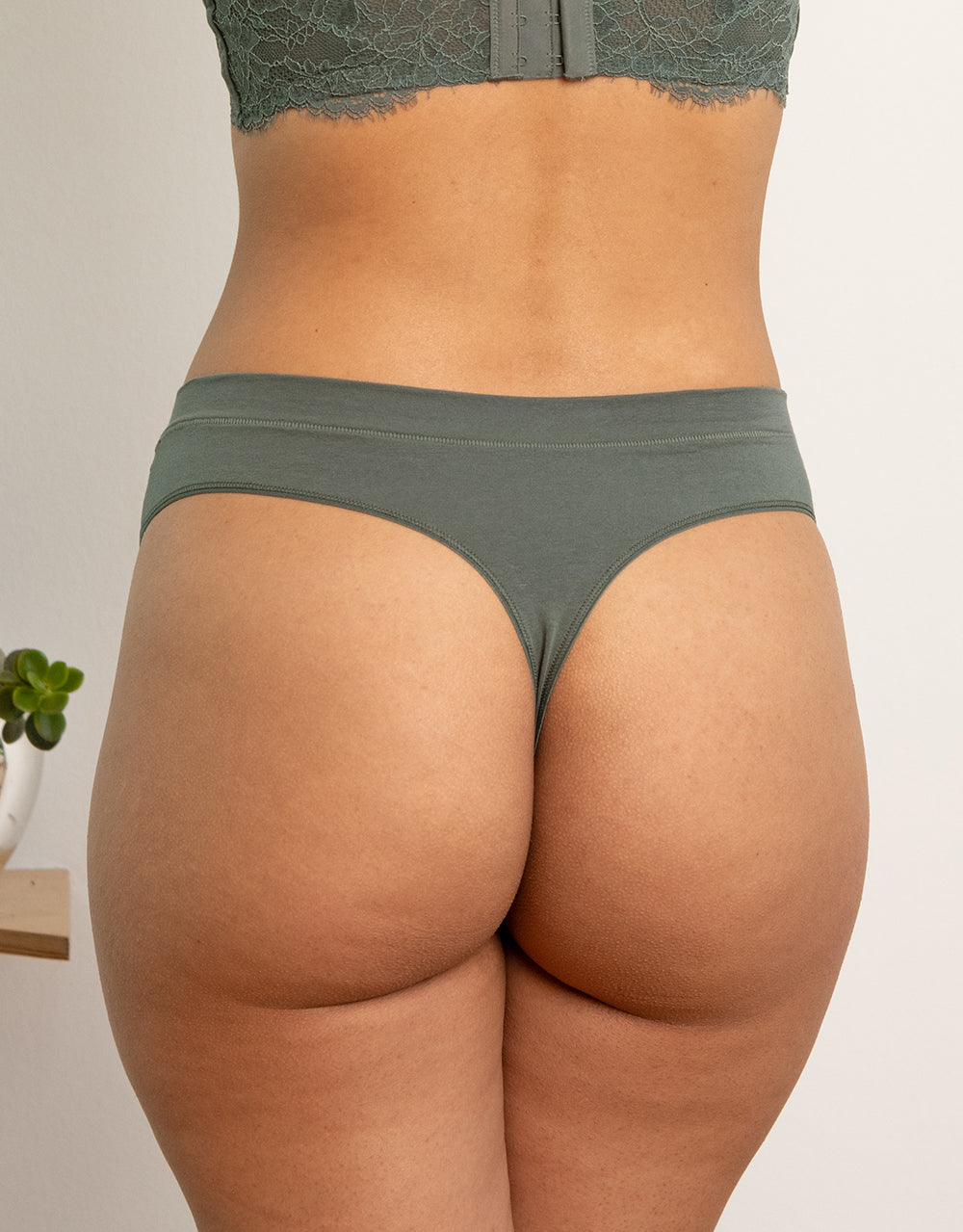 String-Set 2x "Cotton Basic" olive